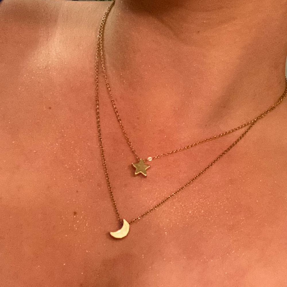 Layered gold chain